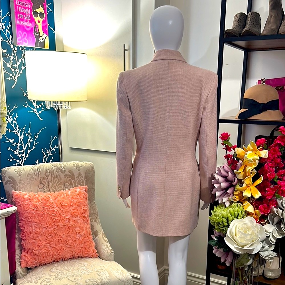Zara Pink Blazer with Gold Buttons - Picture 14 of 16